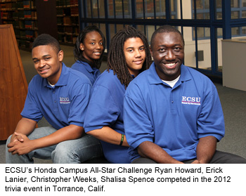 ECSU students compete at 2012 Honda Campus All-Star Challenge