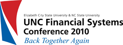 ECSU Co-hosts 2010 UNC Financial Systems Conference