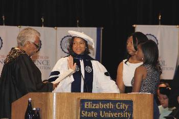 ECSU celebrates the installation of Chancellor Stacey Franklin Jones