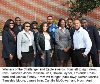 ECSU students earn Challenger and Eagle awards