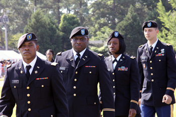 Four at ECSU commissioned as 2nd Lieutenant