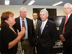 The North Carolina Logistics Task Force visits ECSU