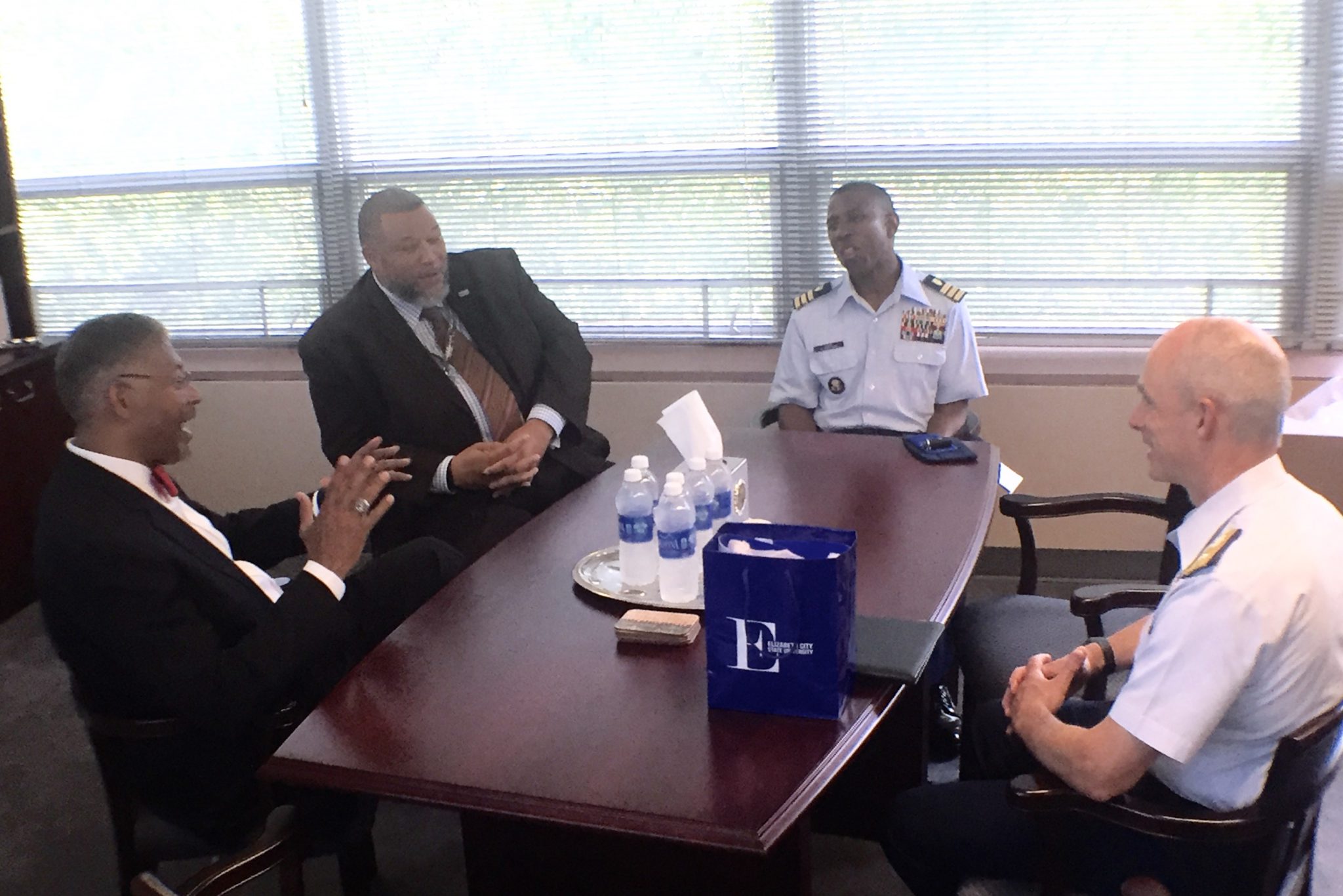 ECSU Works with Coast Guard to Educate Future Leaders