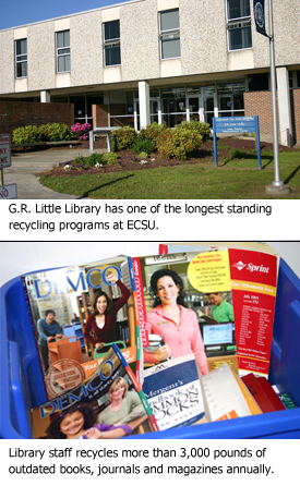 G. R. Little Library is one of campus' best recycling sites