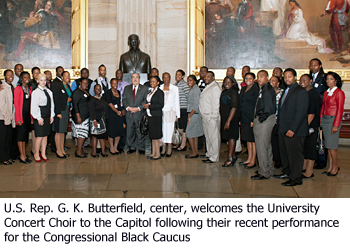University Concert Choir performs for Congressional Black Caucus Foundation's Gospel Extravaganza