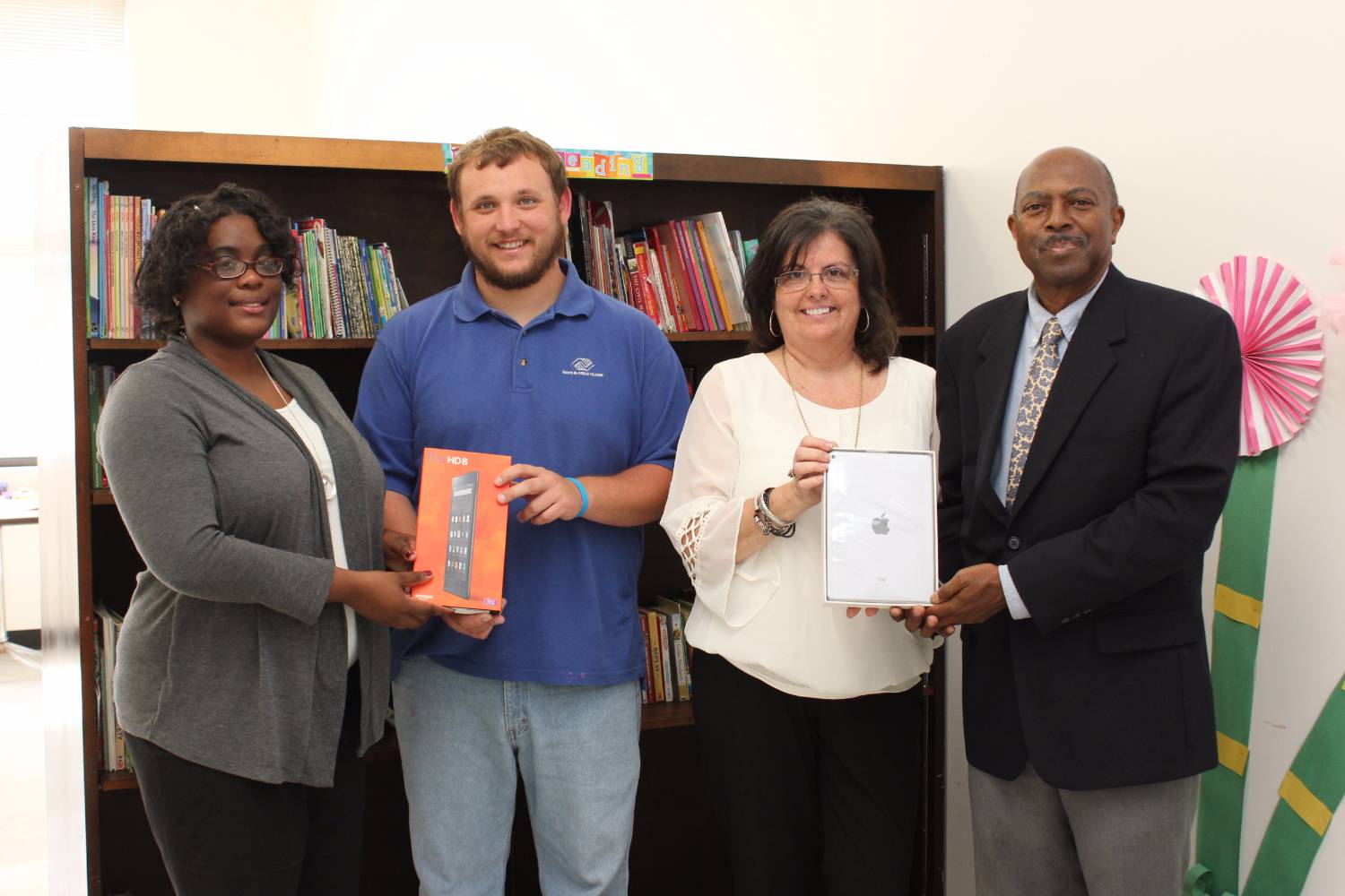 Additional reading materials donated to Little Viking Reading Room