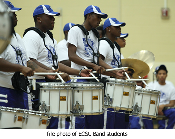 ECSU students win Drumline Competition