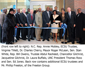 Ribbon cutting held for Willie and Jacqueline Gilchrist Education and Psychology Complex