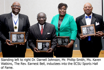 Four alumni inducted into ECSU Sports Hall of Fame
