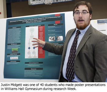 Student research projects spotlighted during Research Week
