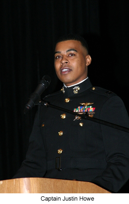 U.S. Marine Corps pilot urges area students to 