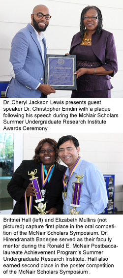 McNair Scholars awarded at summer Research Symposium