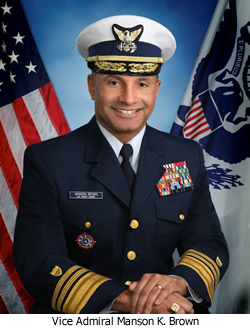 Vice Admiral Manson K. Brown speaks for Commencement on December 14