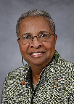 Rep. Annie Mobley speaks for December 12 Commencement at ECSU