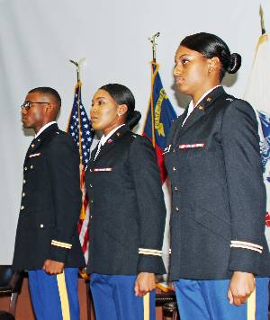 ECSU ROTC Cadets Commissioned as U.S. Army Officers