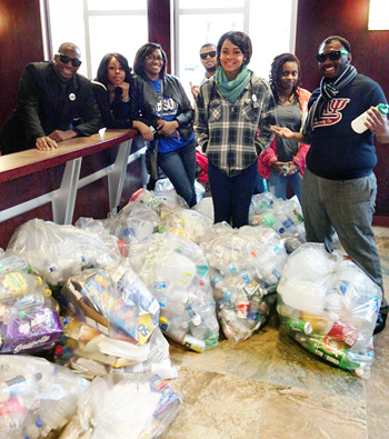 ECSU ranks fourth in state for recycling efforts