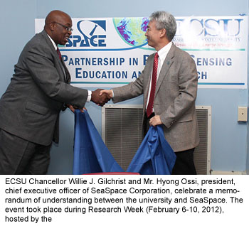 ECSU and SeaSpace Corporation sign memorandum of understanding