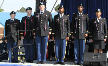 Six commissioned into the U.S. Army