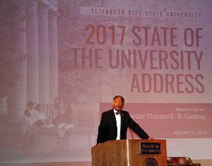 Chancellor Delivers 2017 State of University Address