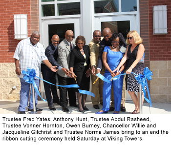 ECSU holds ribbon cutting ceremony for Viking Tower