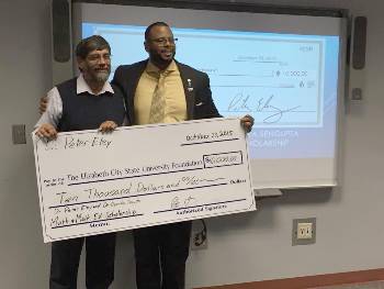 Eley donation to math scholarship fund