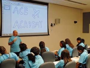 Ace Academy summer campers are introduced to STEM related careers through activities field trips and more. 