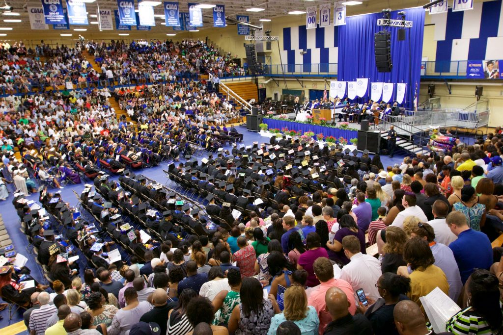 166th ECSU Commencement Hosts Capacity Crowd at R.L. Vaughan Center