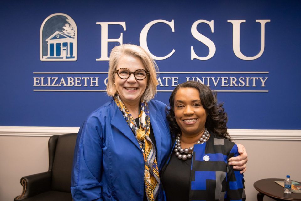 Outgoing UNC System President Spellings Says Goodbye to ECSU