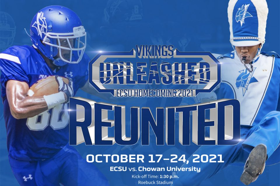 ECSU’s 2021 Vikings Unleashed Reunited, Kicks Off Oct. 17
