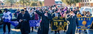 Photo of MLK Walk from ECSU History Dept